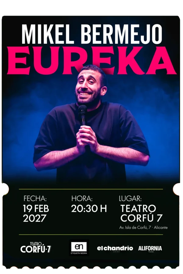Mikel Bermejo "Eureka" · 19feb 2027 · 20:30h